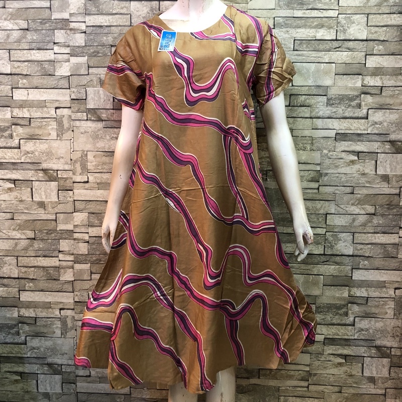 DASTER BALI MURAH MOTIF KEMBANG | BATIK AQILAH-OB 14