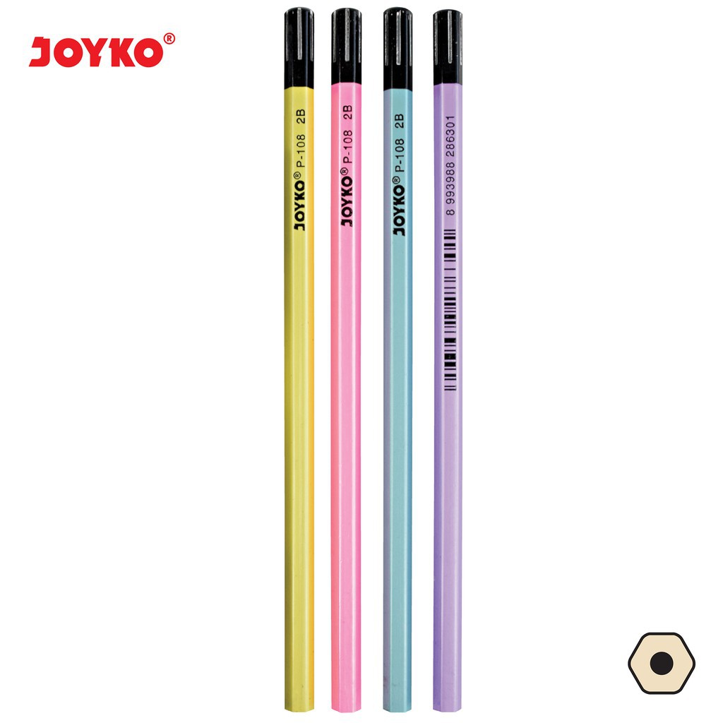 

Pensil Pearl 2B Joyko P-108 [1 pcs] / Alat Tulis Ujian Komputer