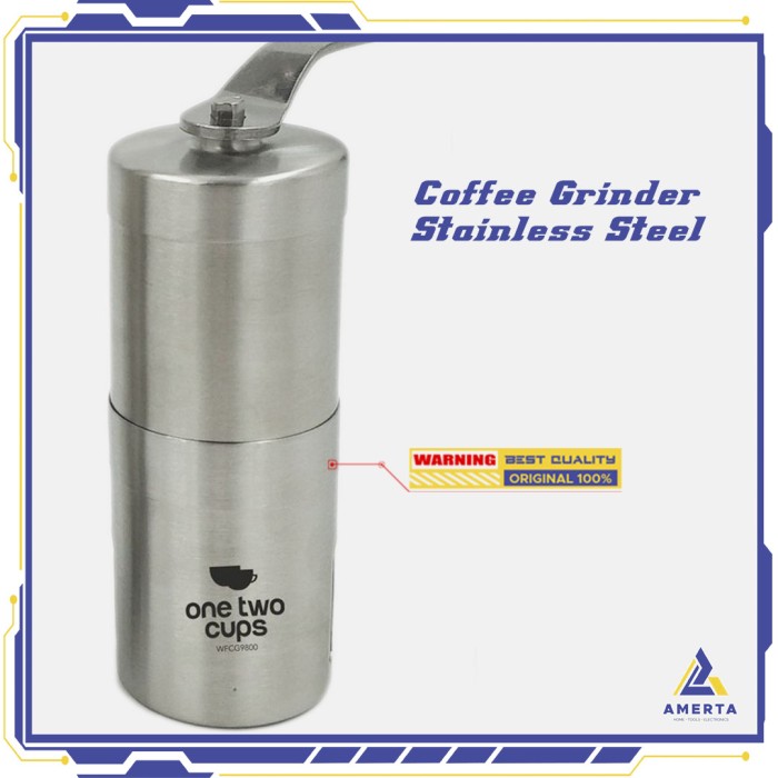 OneTwoCups Alat Penggiling Kopi Stainless Steel