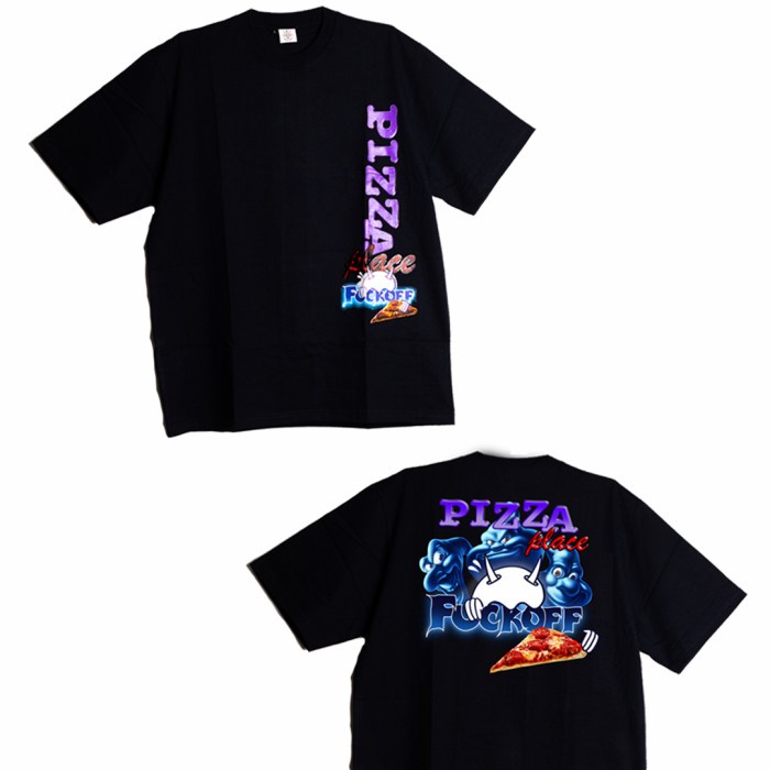 Fuckoff x Pizza Place Friendly Gosh Blue Tee