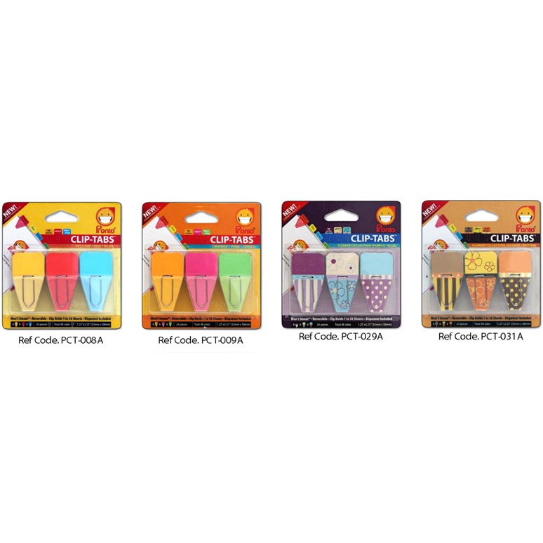 Pronto Sticknotes Clip Tab - Motif