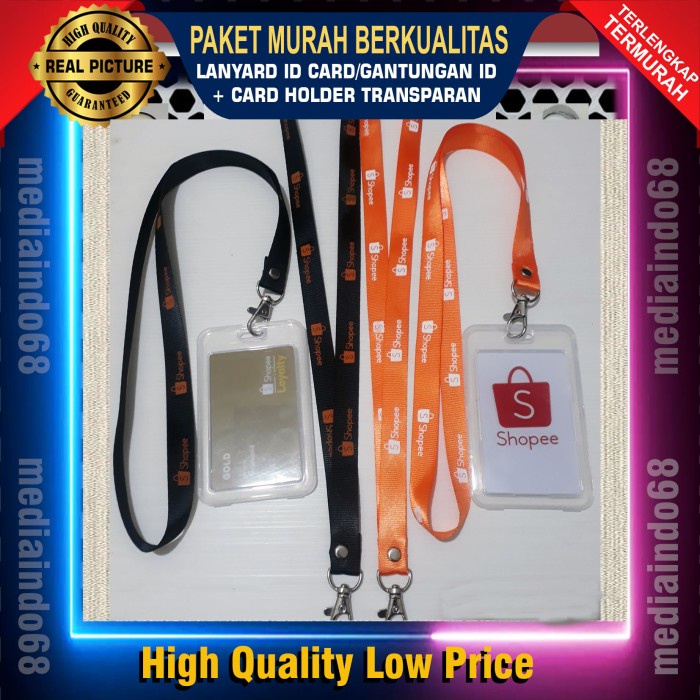 

Produk Marketplace Lanyard Id Card/ Gantungan Id Card (Paket Murah) Bergaransi