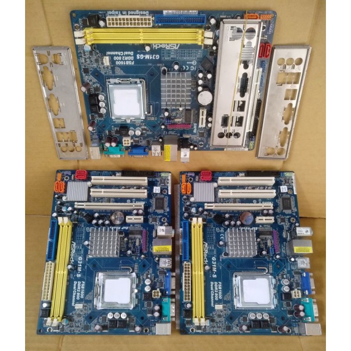 Mainboard G31 Ddr2 - ASRock Onboard LGA 775 Normal Garansi