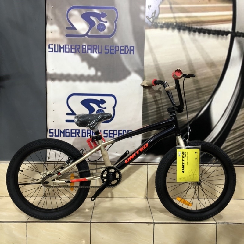 SEPEDA ANAK BMX UNITED FLOSS 20 INCH NEW 2021 FREE JALU