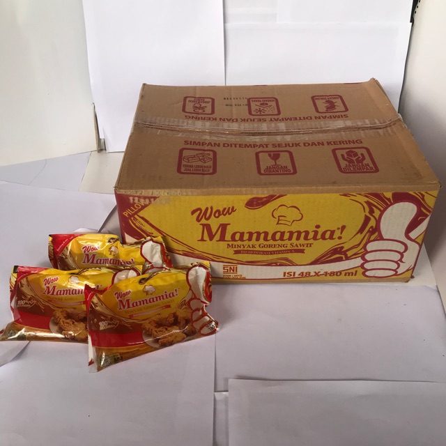 MINYAK WOW MAMAMIA KEMASAN BANTAL