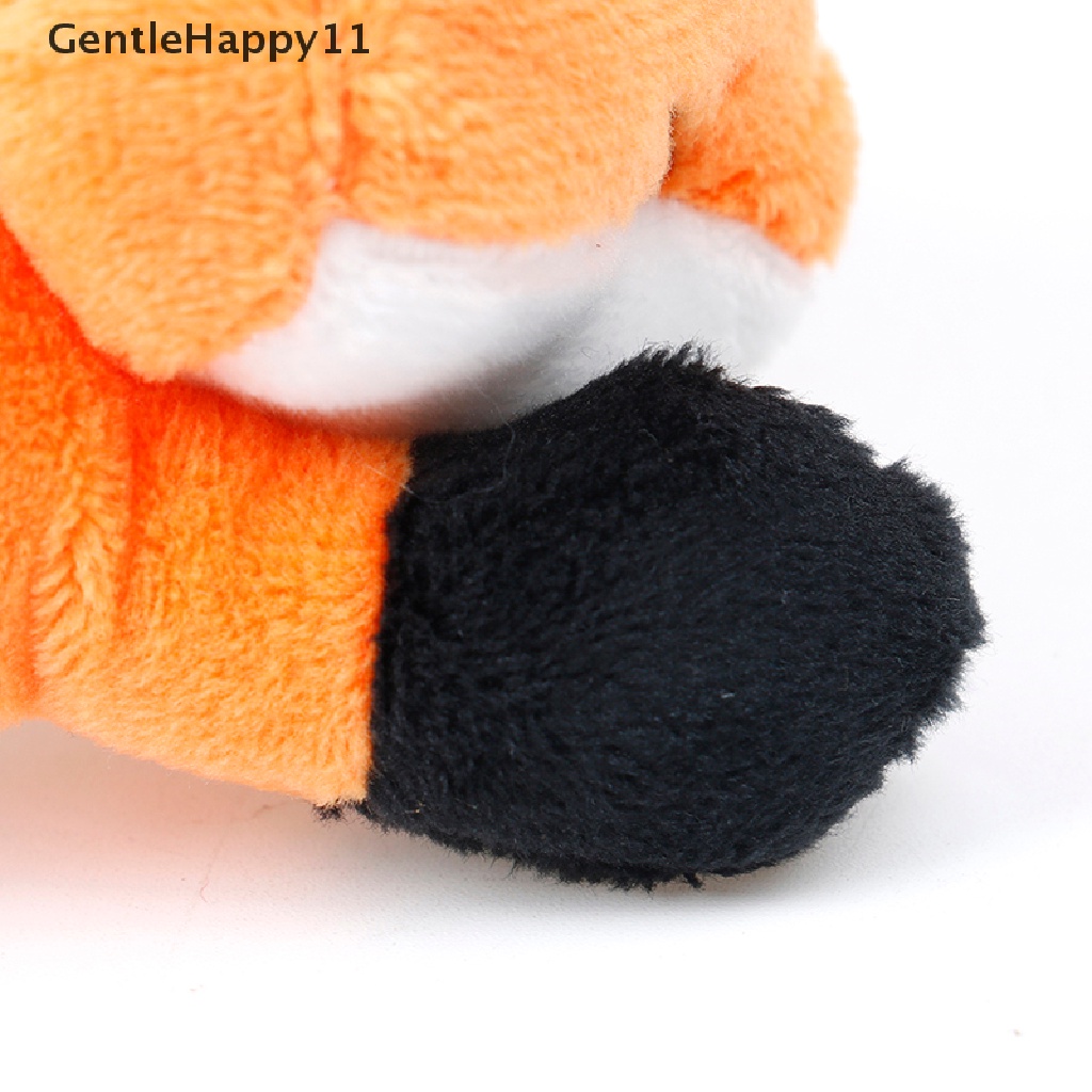 Gentlehappy 1Pc Bros / Pin Boneka Rubah Kartun Mini Bahan Plush Untuk Aksesoris Tas / Pakaian