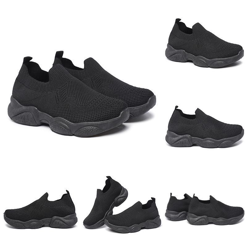 [GROSIR][COD] SEVEN_DAY SEPATU RAJUT SLIP ON ANAK-ANAK UNTUK USIA 2-9 TAHUN / BOY &amp; GIRL HITAM WM2318