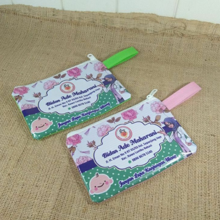 Tas Souvenir Bidan Dompet KB Bidan Dompet Lebaran Amplop Lebaran Murah Angpao Lebaran Pakai Nama