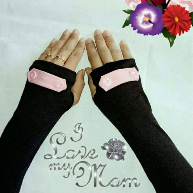 Handsock lis kancing/manset kancing