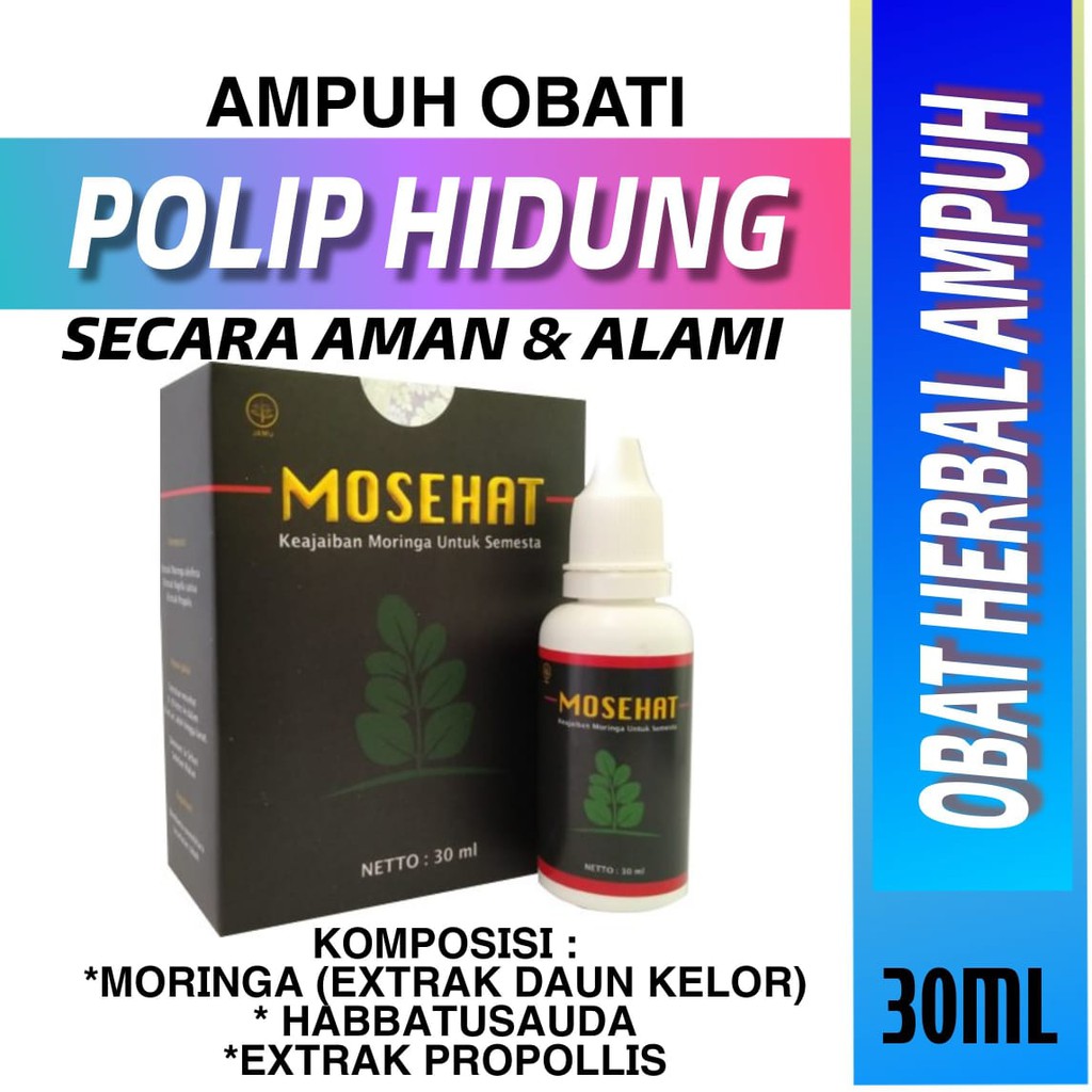 Obat Polip Hidung Paling Ampuh Herbal Alami Tanpa Operasi Anak Dan Dewasa Shopee Indonesia