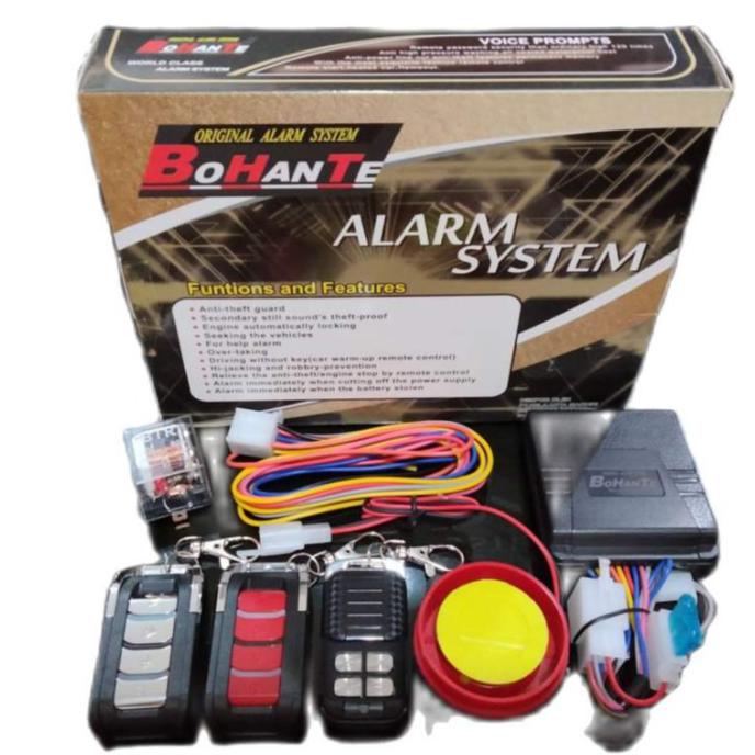 ALARM BOHANTE BHT GOLD B-008 REMOTE MOTOR PRODUK SUPER TOP QUALITY .