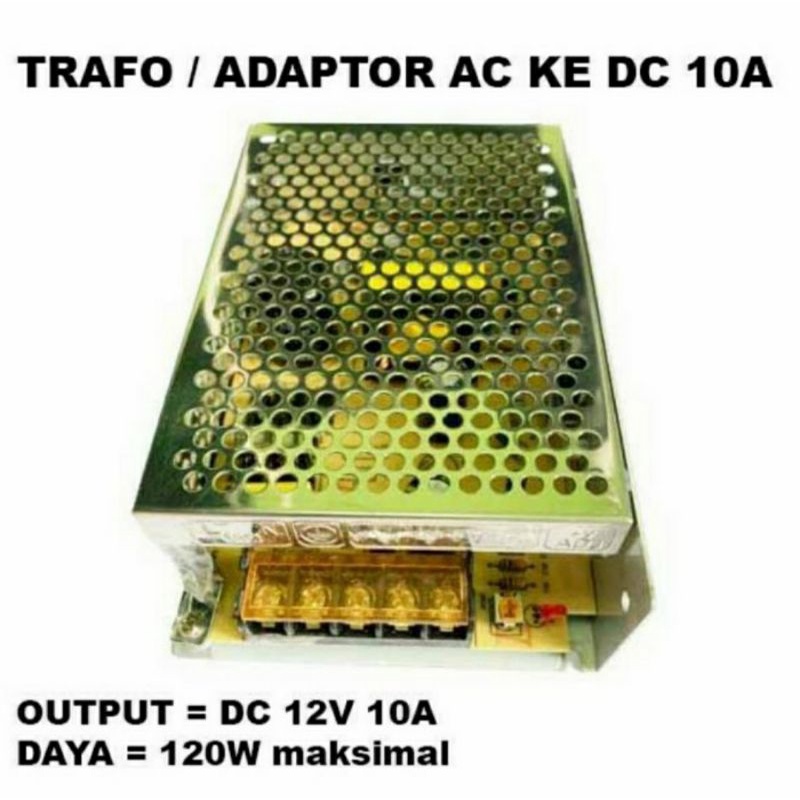 Power Supply Adaptor Switching Trafo LED Strip 12v 10A PSU