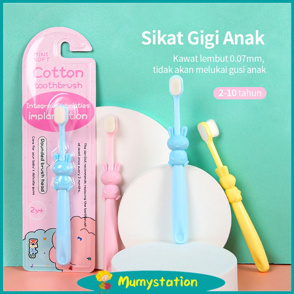 Mumystation Sikat gigi anak /sikat gigi bayi 2-10 tahun