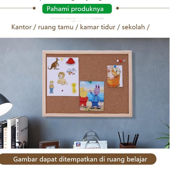

Berkualitas Message board information board wooden board Papan informasi papan pesan papan kayu gantungan dindin