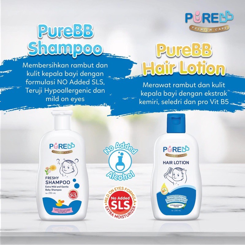 PURE BB SHAMPOO 230ML