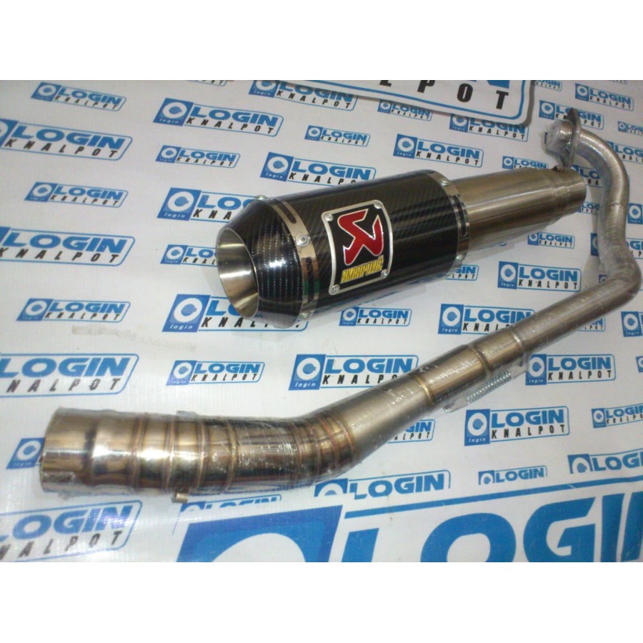 Knalpot Racing Jupiter Mx King Akrapovic Gp M1 Fullsystem
