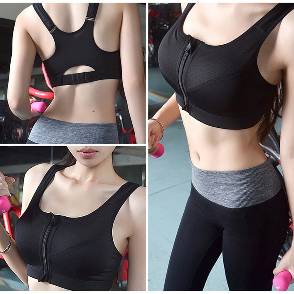 HOT SALE SPORT BRA BRA OLAHRAGA RISLETING DEPAN BRA SENAM BRA GYM