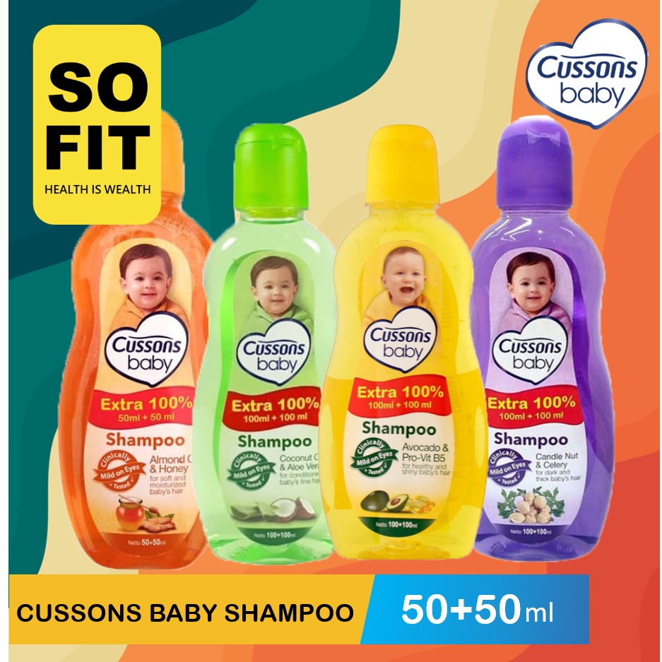 Cussons Baby Shampoo 50ml+50ml / Cussons Shampoo Bayi