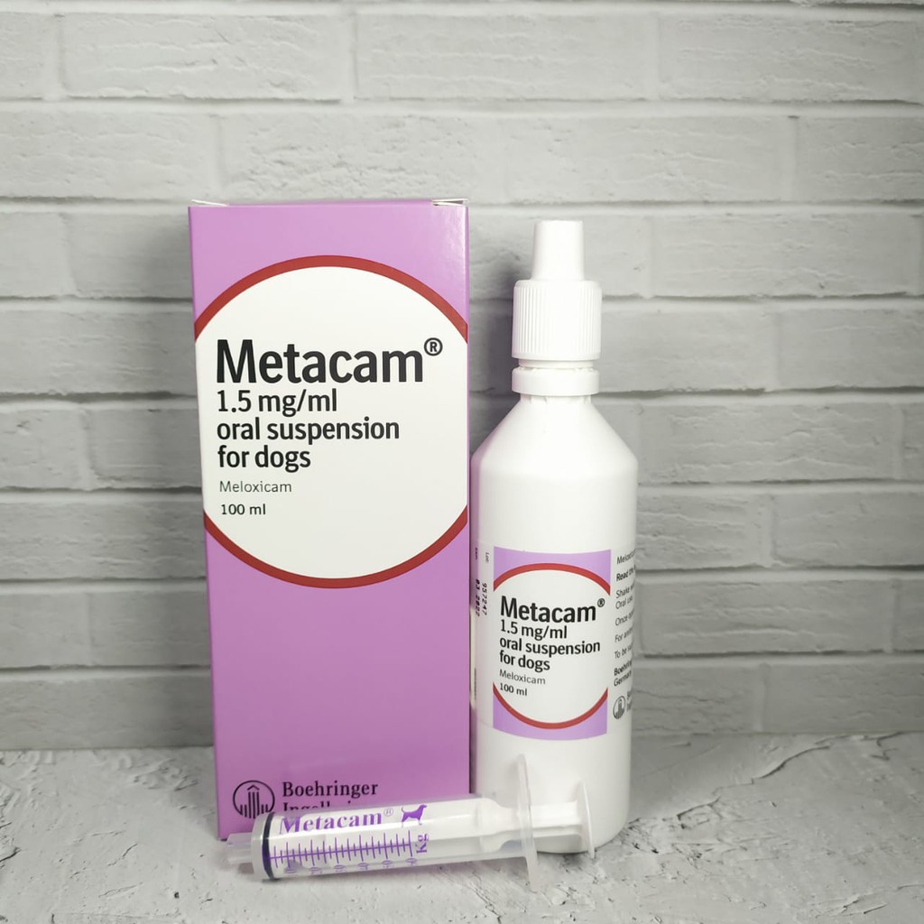 Jual Metacam 1 5 Mg Ml Oral Suspension For Dogs Meloxicam 100 Ml Indonesia Shopee Indonesia