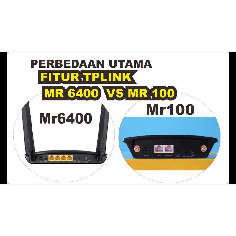Wifi Router Modem TPLINK TL-MR100 4G LTE 300Mbps Support All Operator
