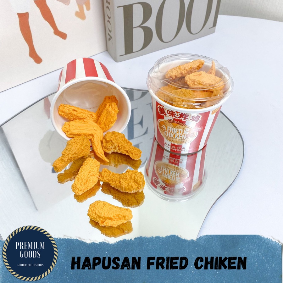 

Penghapus 1 set isi 9 pcs bentuk ayam goreng - CHICKEN BUCKET FAST FOOD - hapusan lucu unik alat tulis kerja kantor sekolah anak hadiah sovenir warna warni wangi bersih