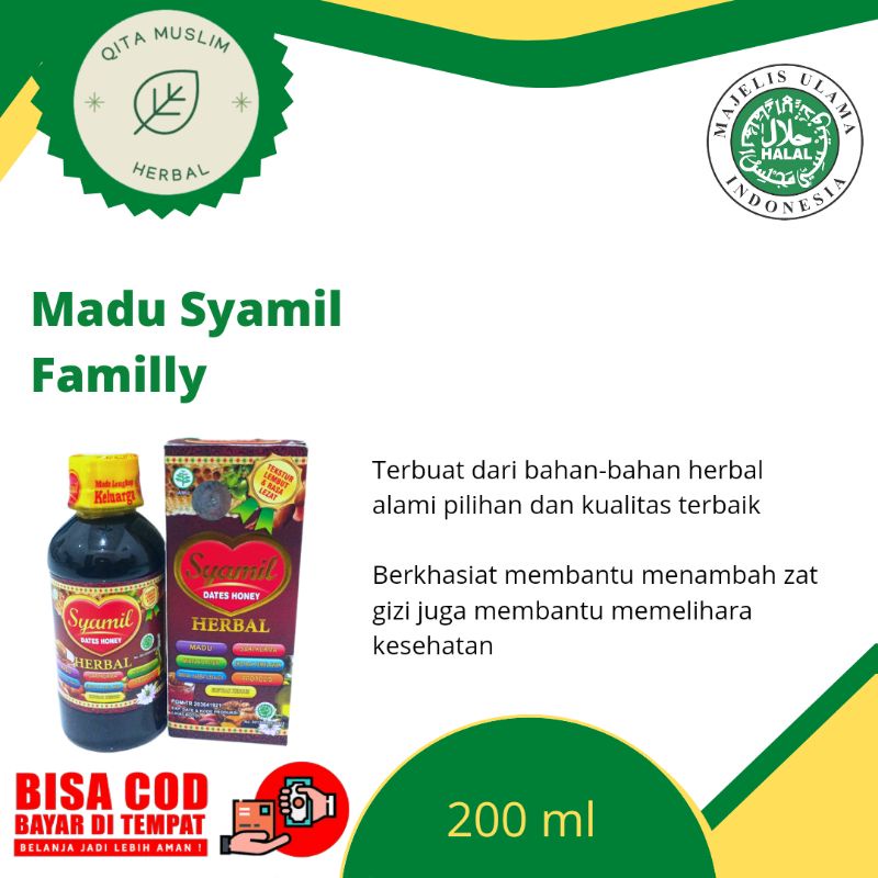 

Madu Syamil Family Nutrisi lengkap untuk Keluarga