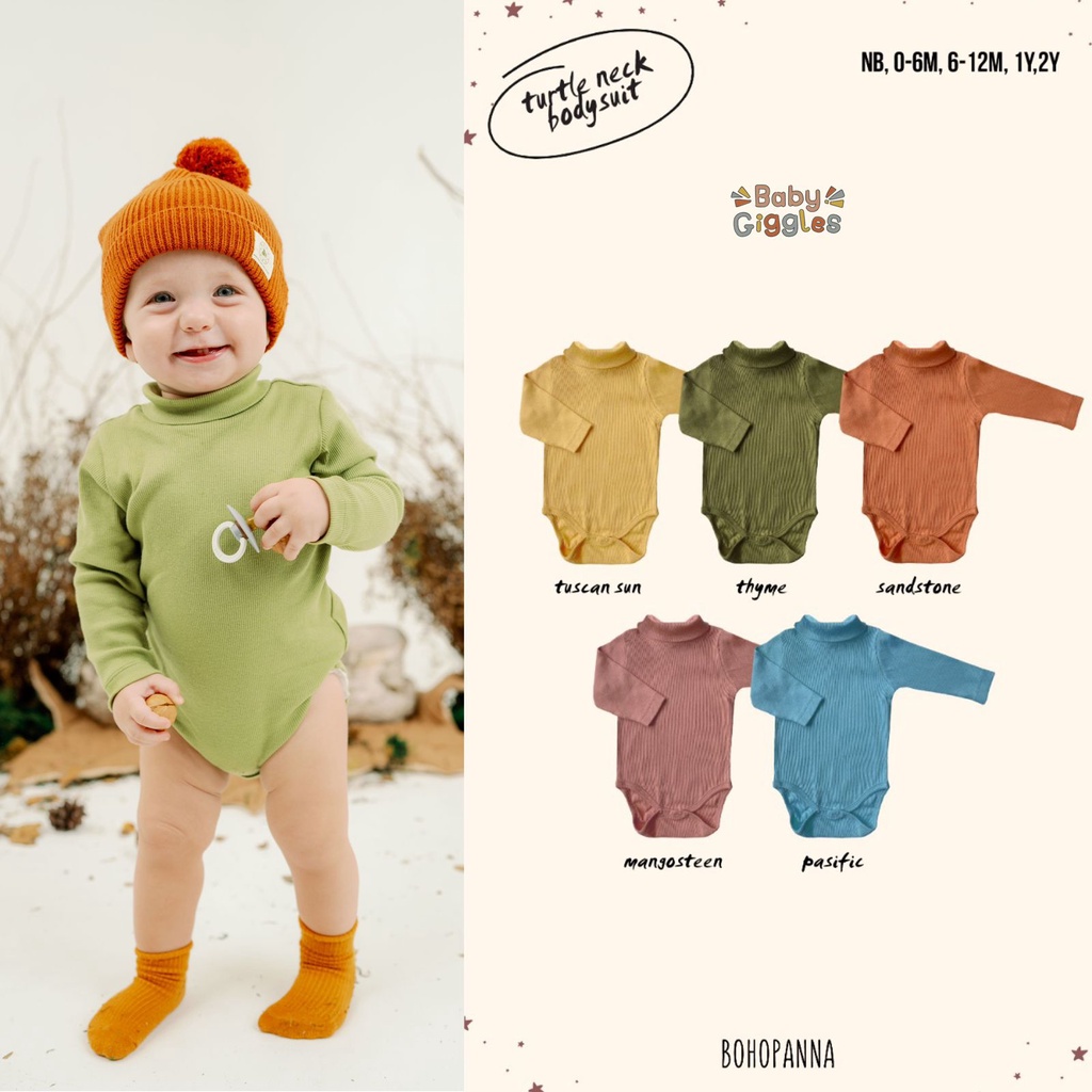 Bohopanna - Turtle Neck Bodysuit / Turtleneck Bayi Anak