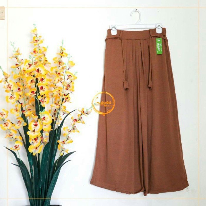 celana wanita kulot jumbo/kulot super jumbo muat BB 90 - Milo, Allsize (J6T9) Celana Kulot Wanita Ku