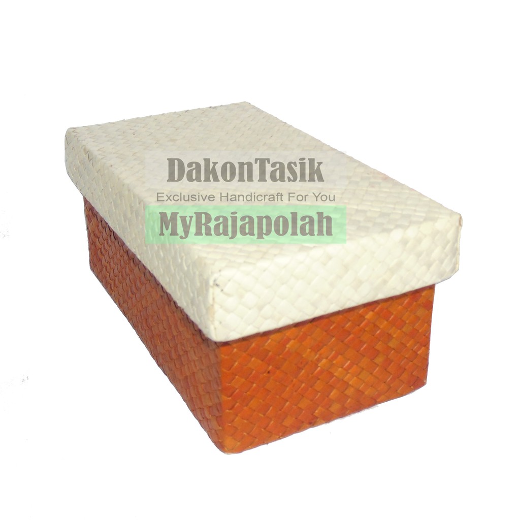 DT-1895 TOPLES ANYAMAN PANDAN POLOS UNTUK KUE KERING/PERHIASAN KOTAK