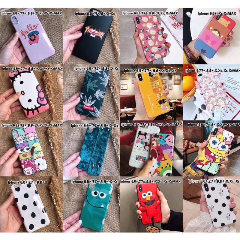 SALE! IPHONE CASES FULLCOVER HIGH QUALITY Iphone 6 6s 6s+ 6+ 7 7+ 8 8+ X Xs Xr XsMAX