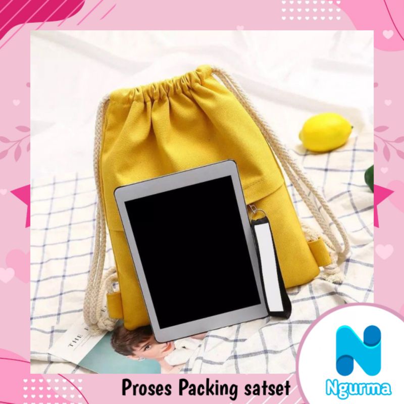 Tas Serut Wanita Korea Fashion, Tas Serut Lokal Wanita Cantik Kekinian