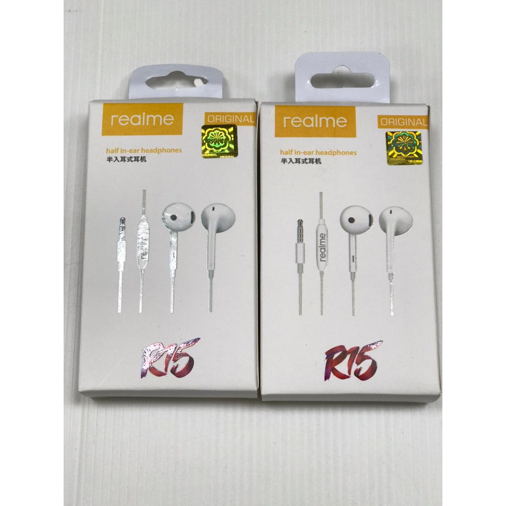 HANDSFREE earphone XIAOMI R15 ORIGINAL SEDIA BANYAK TYPE LAIN DIVARIAN