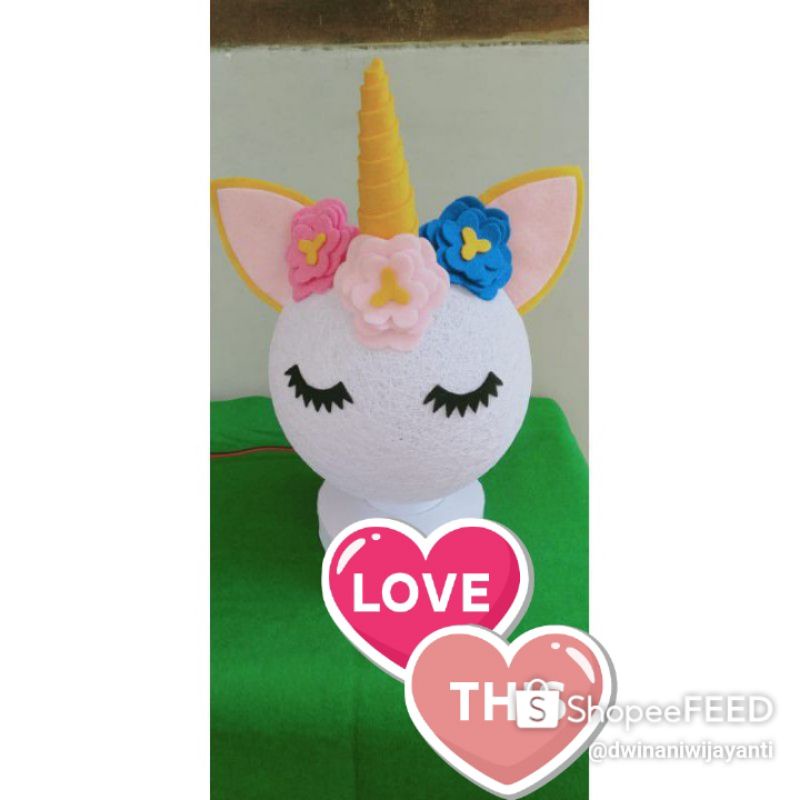 lampu tidur karakter UNICORN
