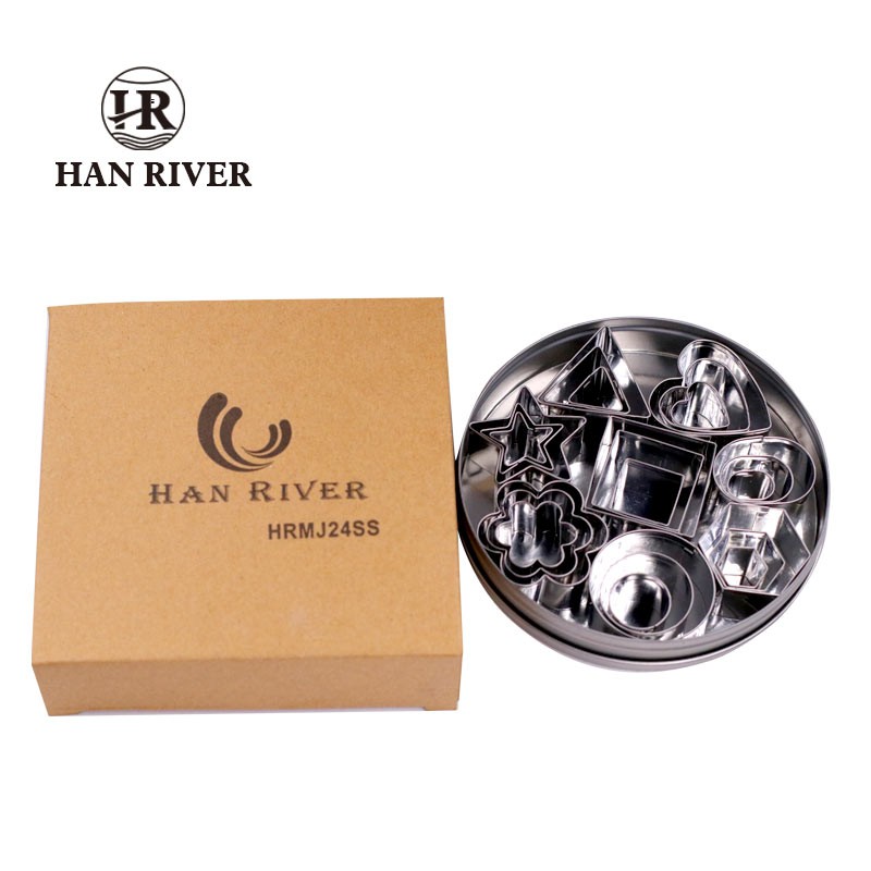 

HAN RIVER HRMJ24SS Cetakan Telur set 24pcs Cetakan Telur stainless