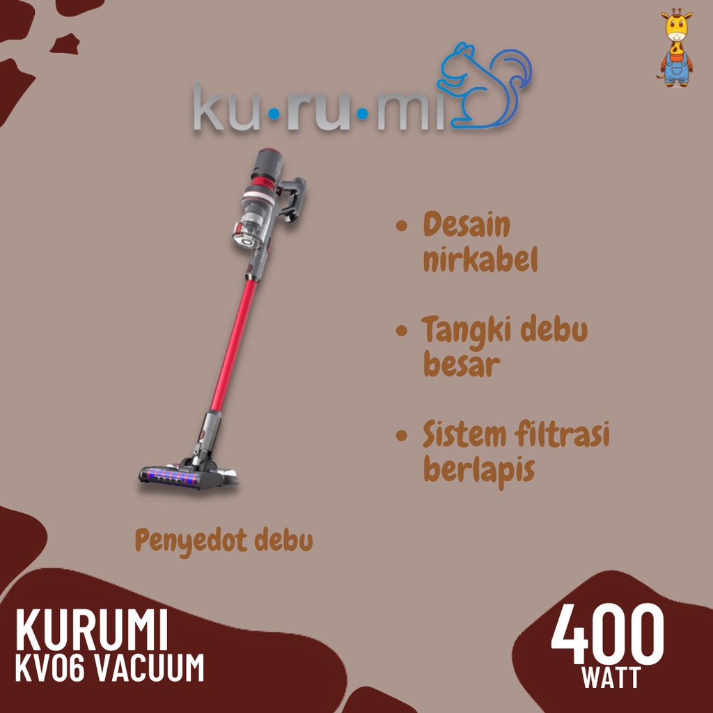 Kurumi KV06 Vacuum - Penyedot Debu