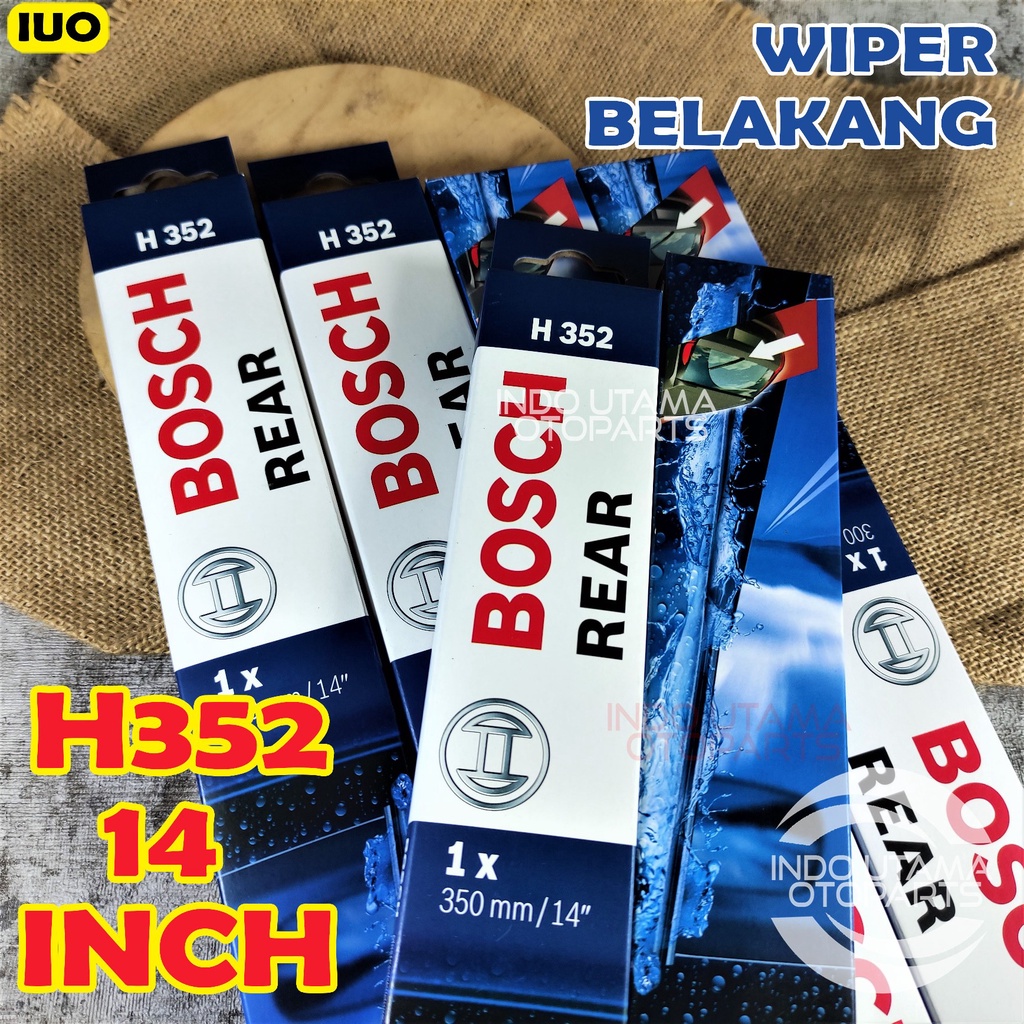 Wiper Belakang Harrier New Yaris Sirion BOSCH 14&quot; Lock 2 H352