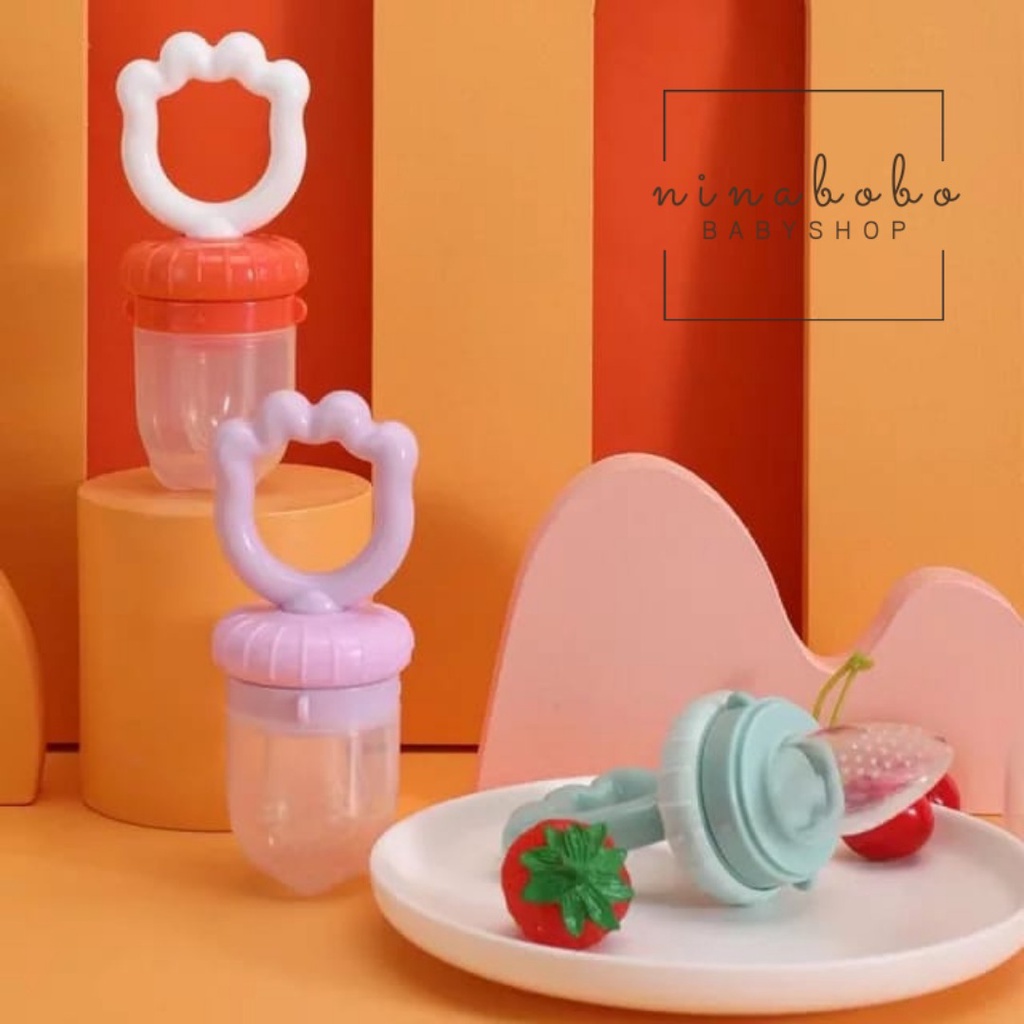 Empeng buah kerincing / Baby fruit feeder / Empeng Dot buah-2