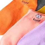 FAYES Kaos Kaki Line Brown / Kaos Kaki Ankle Cute / Kaos Kaki Sepatu Import U16-CONY LIGHT BLUE
