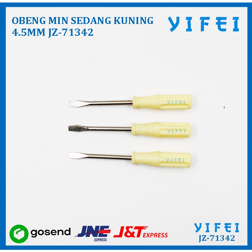 OBENG MIN SEDANG KUNING 4.5MM YIFEI-71342