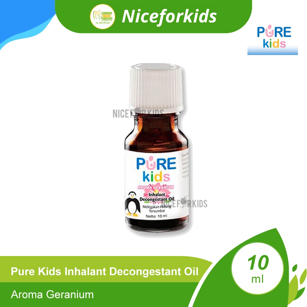 Pure Kids Inhalant Decongestant Oil 10ml / Pure BB Obat Hidung Tersumbat / Aromaterapi Pelega Hidung Tersumbat Anak Purekids