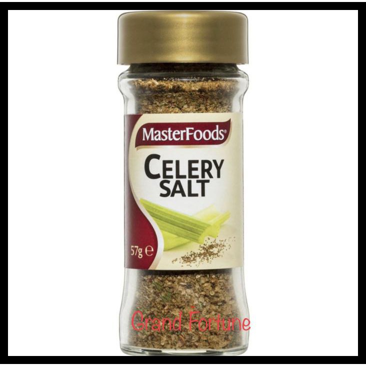 

BEST DEAL MASTERFOODS CELERY SALT 57 GR BUMBU DAPUR GARAM SELEDRI BUBUK !!!!