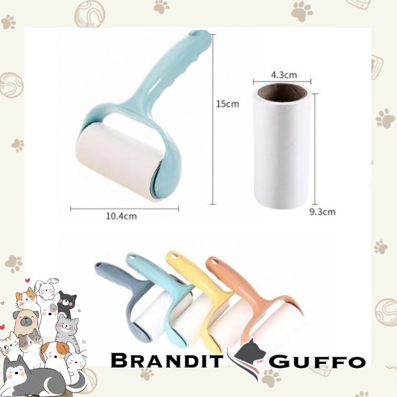 sticky lint roller hair pet hewan anjing kucing kelinci pembersih bulu