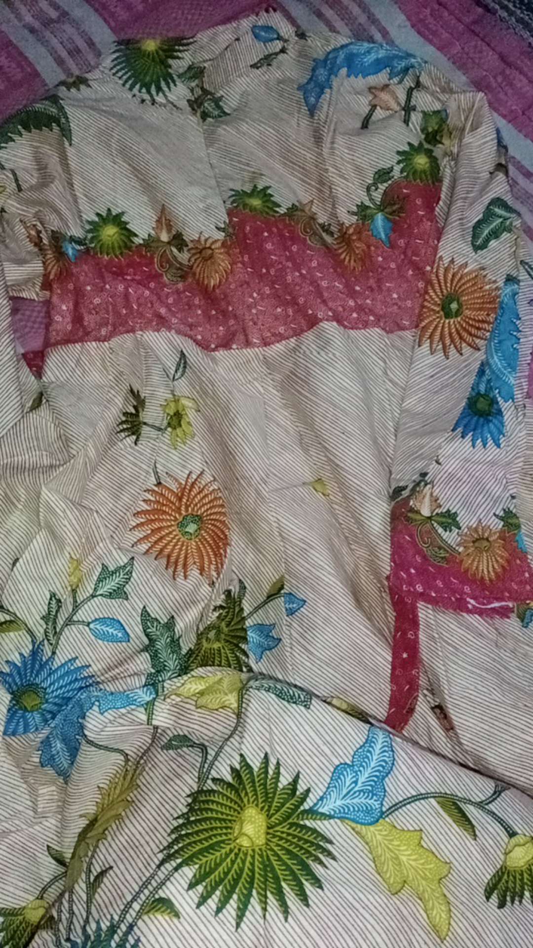 Batik Couple Keluarga Sania Ruffle Ori Ndoro Jowi Dnt Motif Ncim