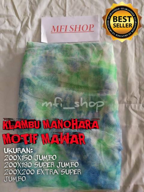 TERLARIS!!!KELAMBU KOTAK MANOHARA MOTIF MAWAR/KELAMBU TIDUR ANTI NYAMUK
