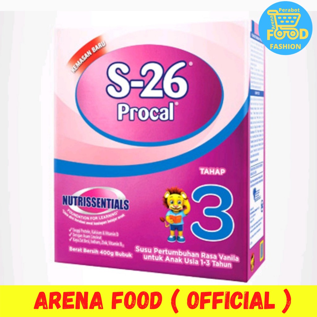 

[✓COD] S-26 PROCAL TAHAP 3 VANILA 400 GR | PROMISE S-26 3 VANILA