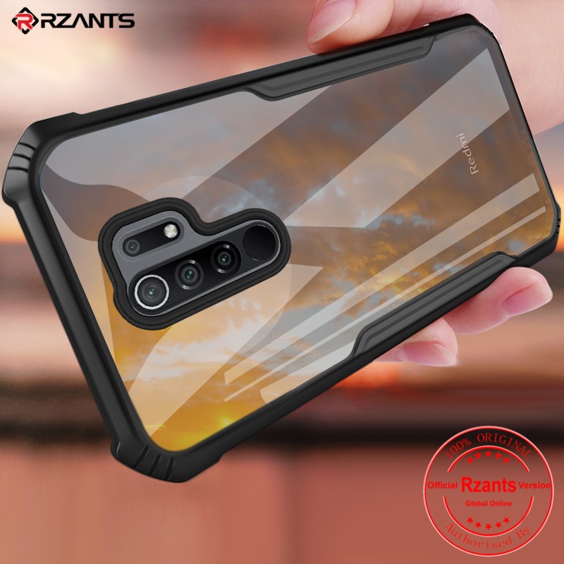 Case XIAOMI REDMI 9 Armor Fusion Transparent Casing Free Skin Carbon 3D