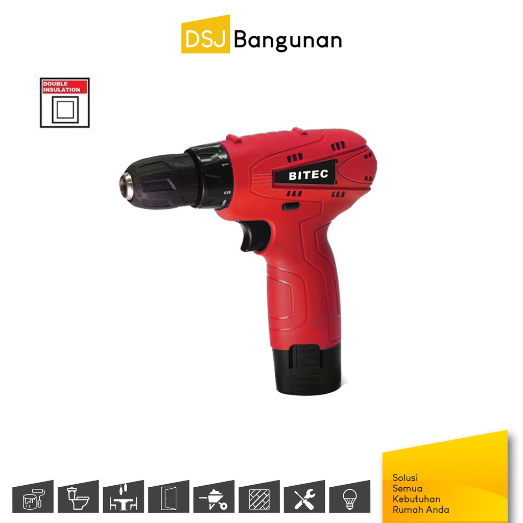 Bitec Mesin Bor Baterai Expert 12V - BD R1012/12 Li-NC