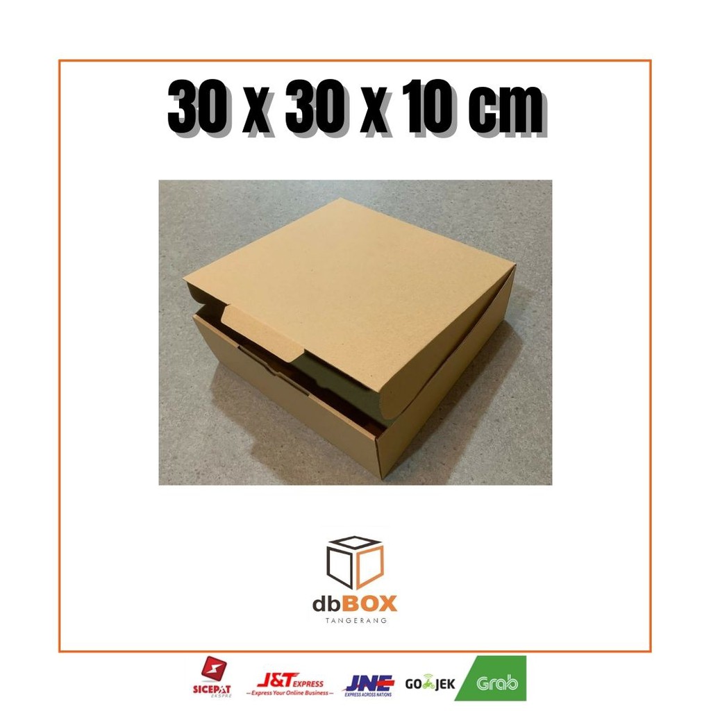 

Kardus 30x30x10 cm | Box Die Cut dan Easy Usage | Box Kue Tart | Box Aksesoris | Box Pizza