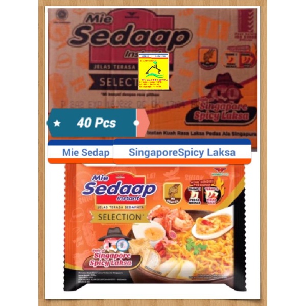 

Mie Sedap Sipcy Laksa 1 Dus 40 pcs