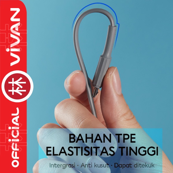 Vivan CTM100S Colorful Micro USB Tube Kabel Data Cable 1 BOX 30 pcs New CTM100